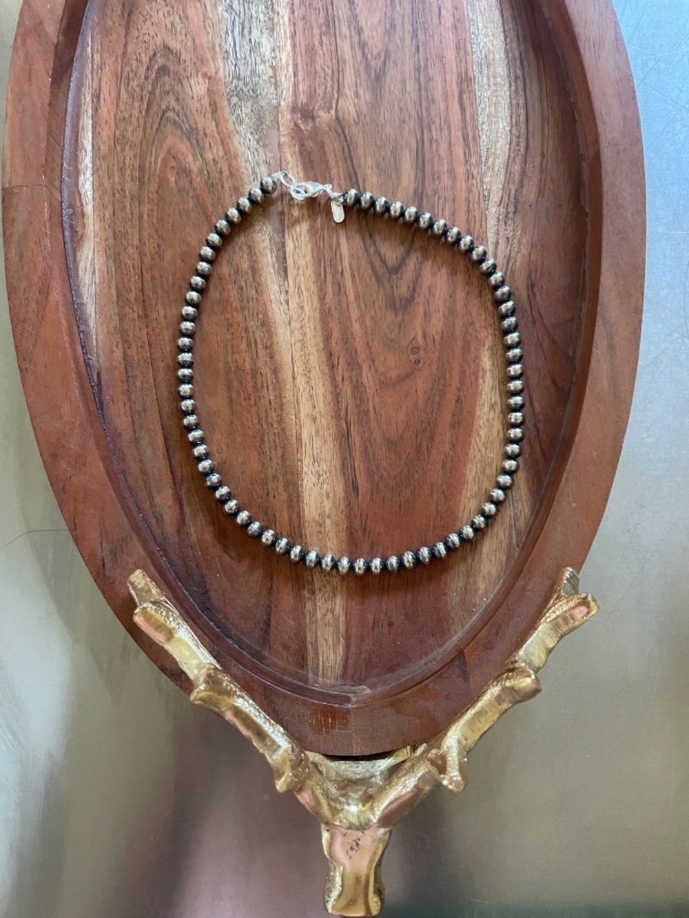 ❤️ Navajo 6mm Pearl Silver Necklace